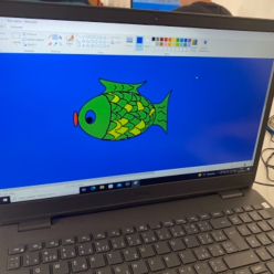 V. A informatika - program malování