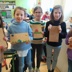 Práce dětí ze II.B v únoru a březnu