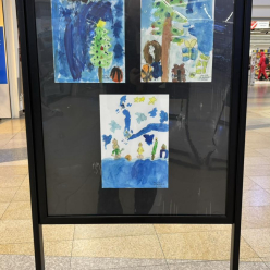 Výtvarná výstava tříd I. A a I. B