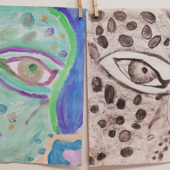 Výtvarné práce žáků z V.A