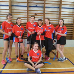 Florbalový turnaj dívek v Lutíně - okresní finále