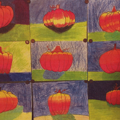 Výtvarné práce žáků 4. B