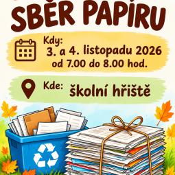 Podzimní sběr papíru
